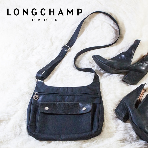 Longchamp Handbags - Longchamp Le Pliage Neo Black Crossbody Bag